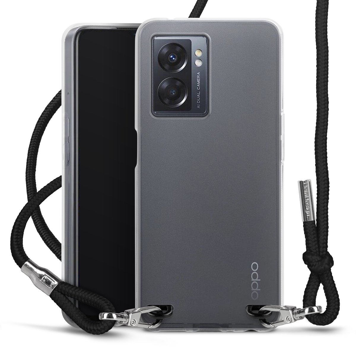 New Carry Case Transparent für Oppo A77 5G