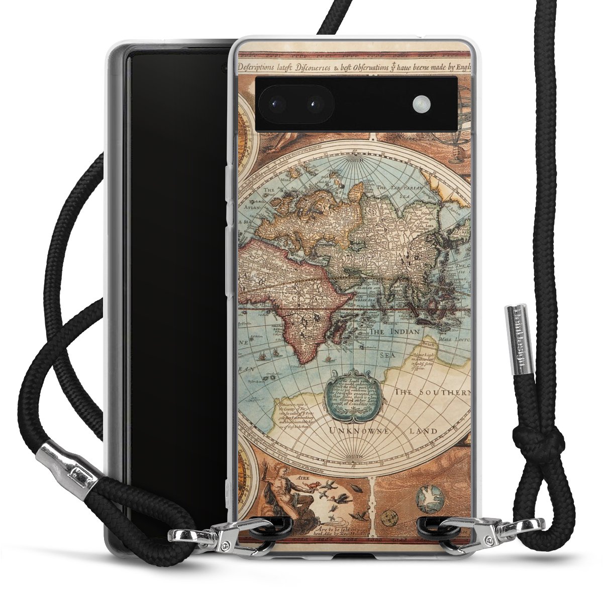 Mappa del mondo vintage