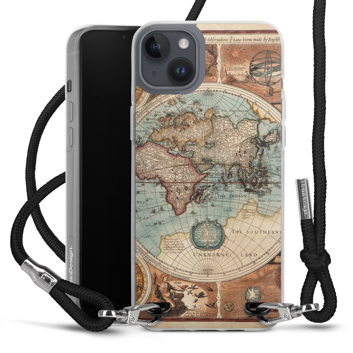 Mappa del mondo vintage