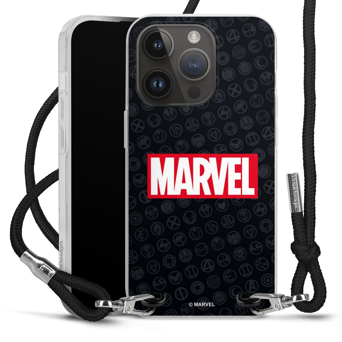 Marvel Logo Black Red 