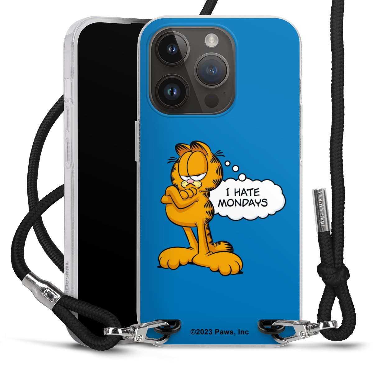 Garfield Ik haat maandagen blauw