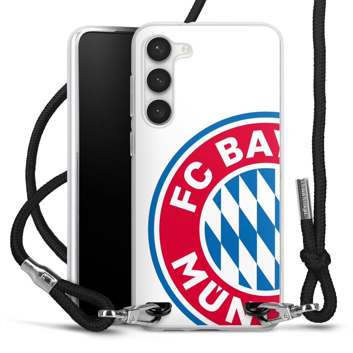 Großes FCB Logo Weiß