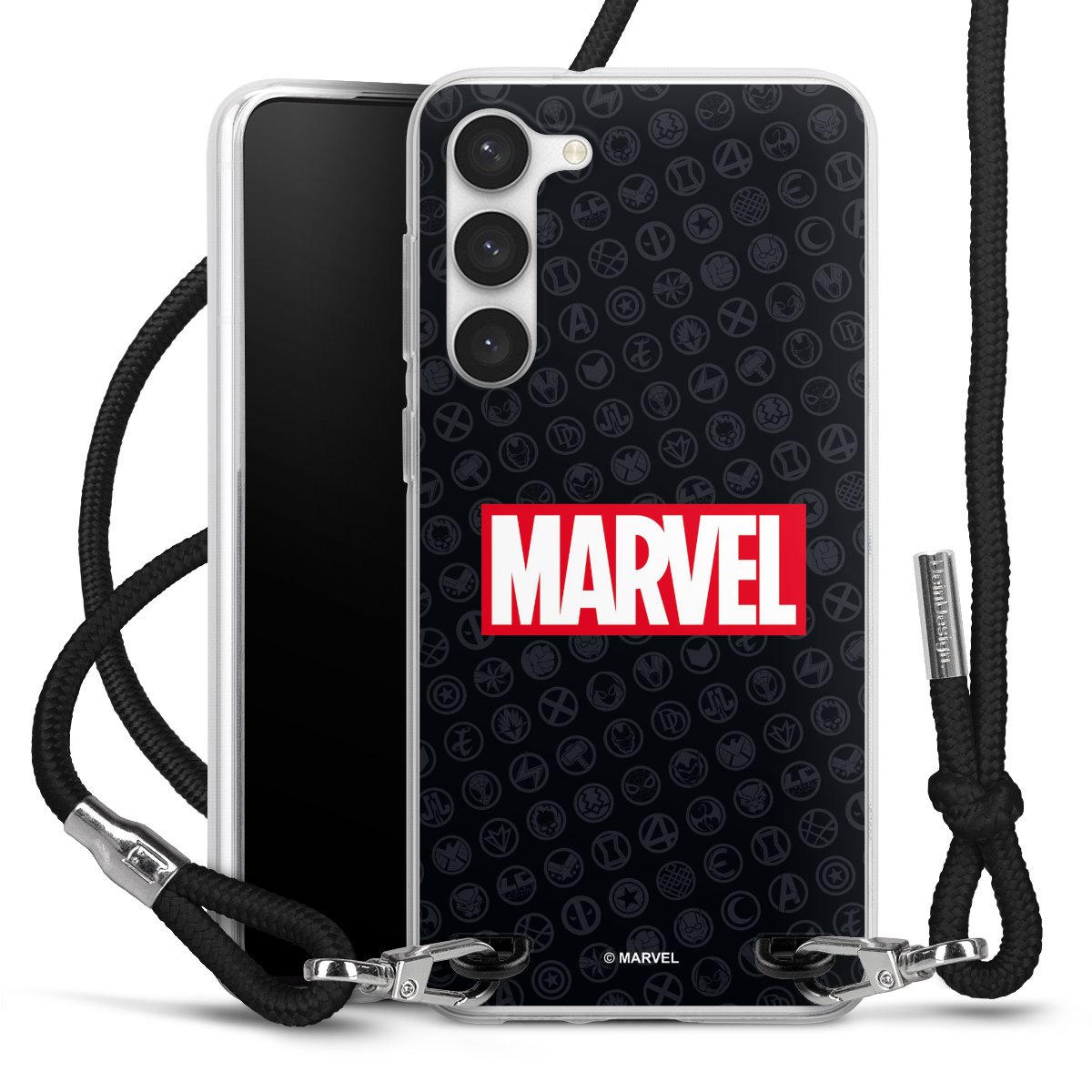 Marvel Logo Black Red 