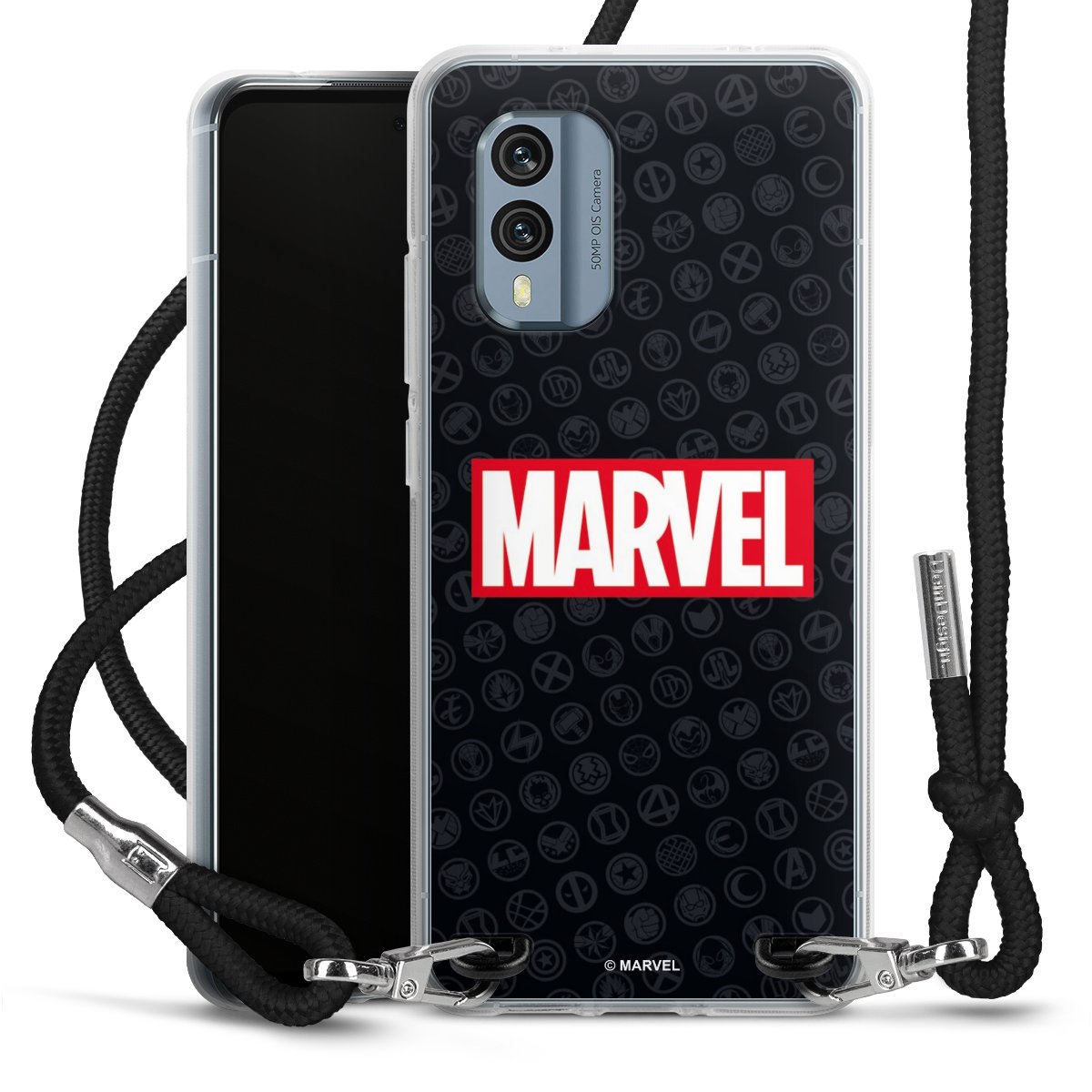 Marvel Logo Black Red 