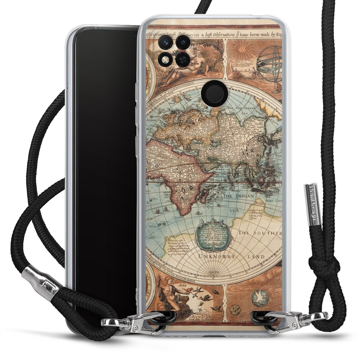 Mappa del mondo vintage