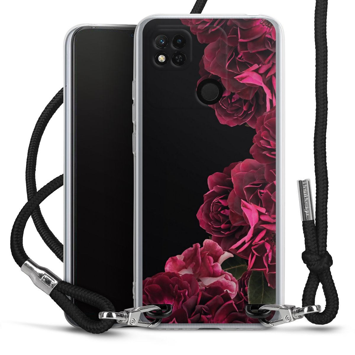 Rose vintage su nero