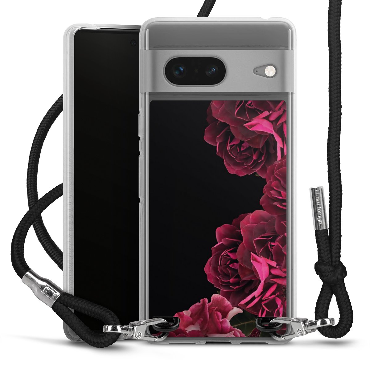 Rose vintage su nero