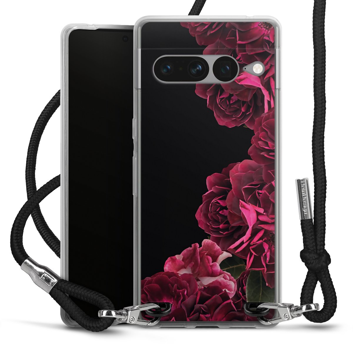 Rose vintage su nero