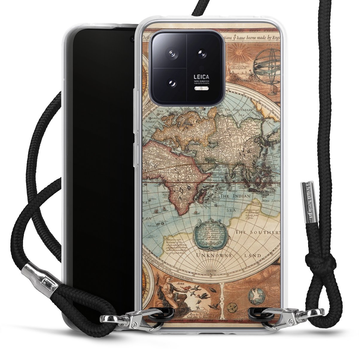 Mappa del mondo vintage