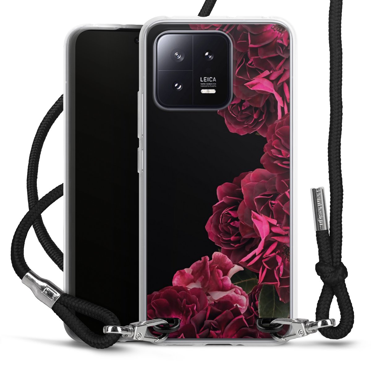 Rose vintage su nero