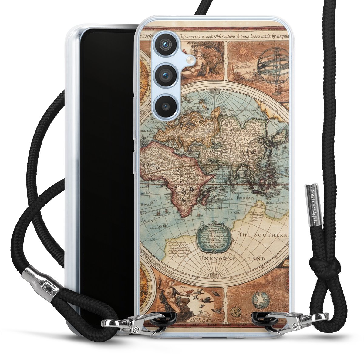Mappa del mondo vintage