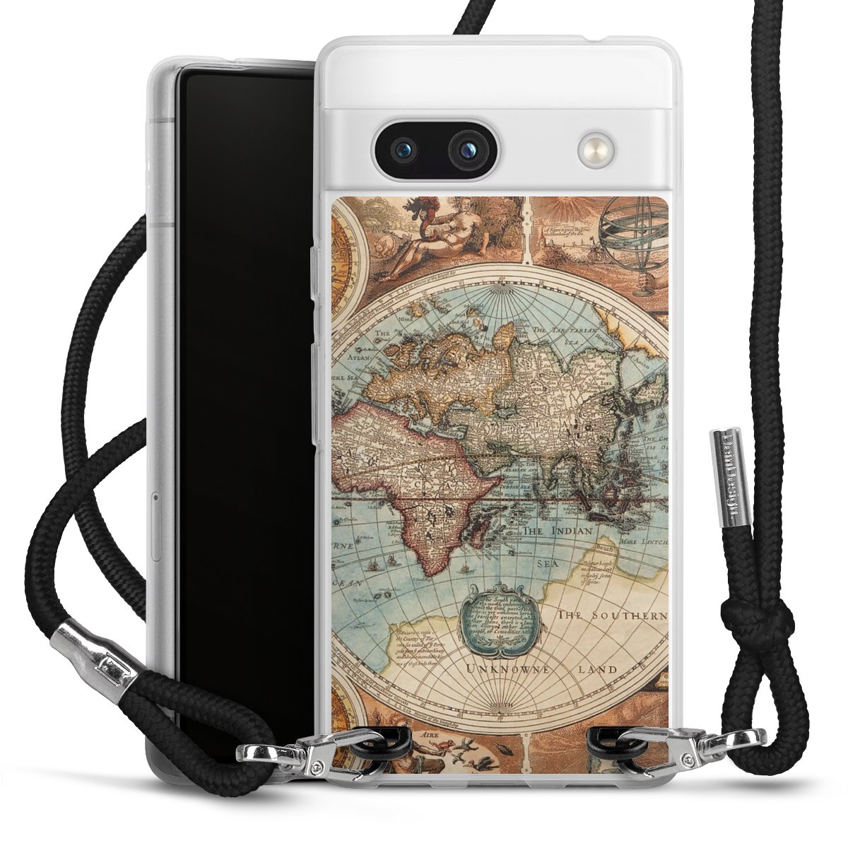 Mappa del mondo vintage