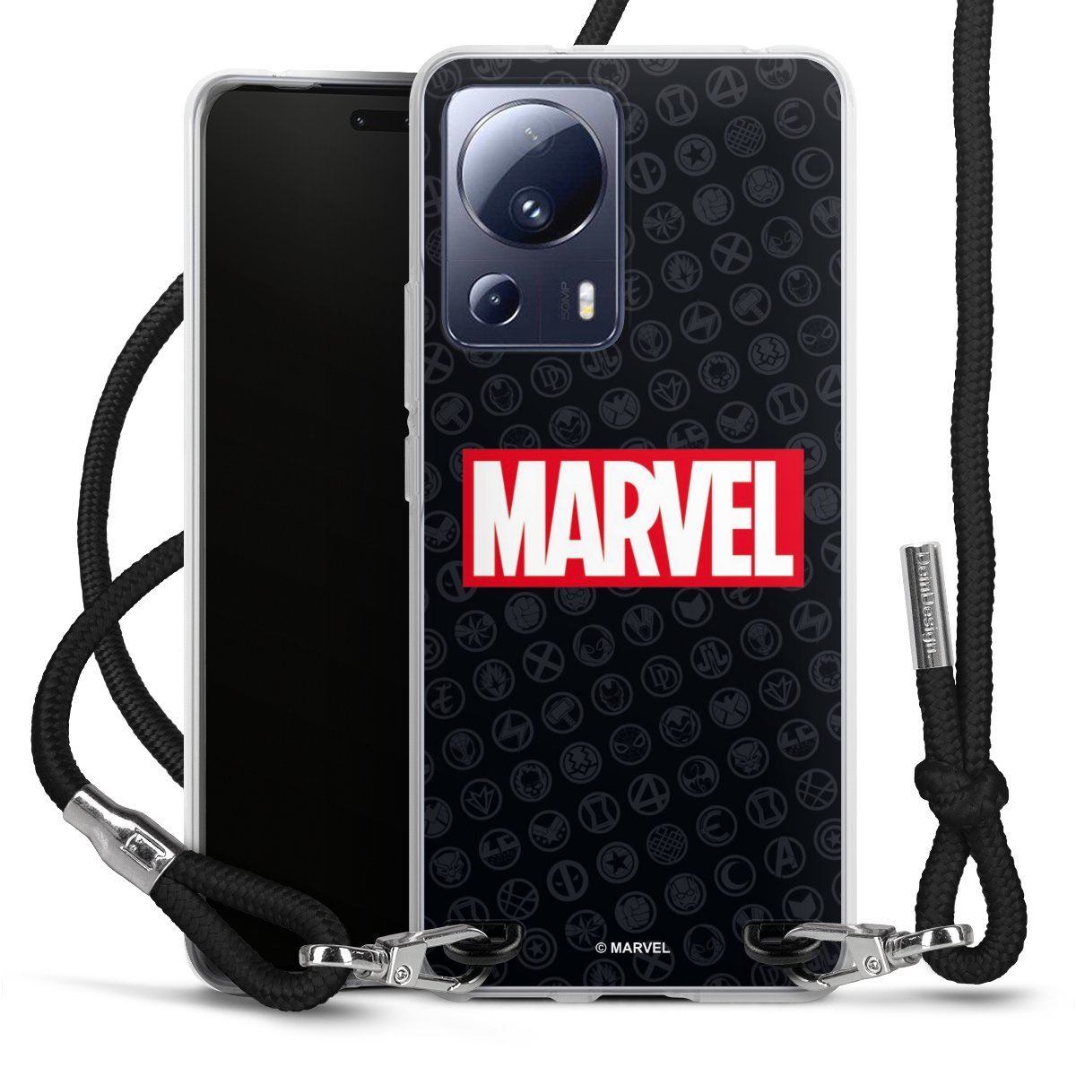 Marvel Logo Black Red 