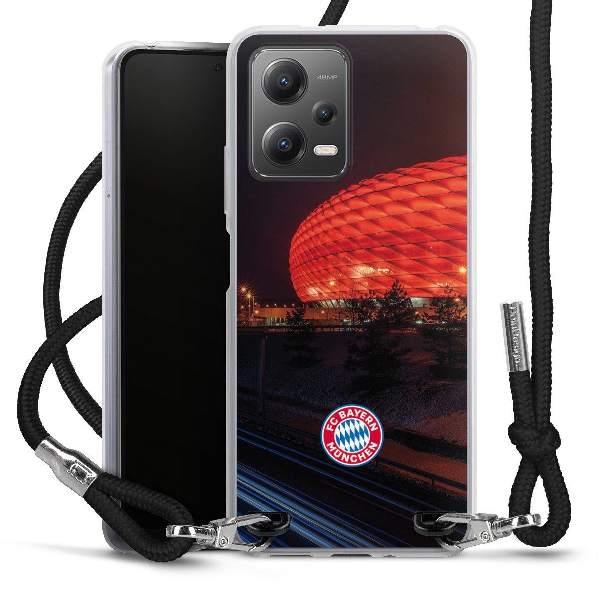 Allianz Arena bei Nacht FCB