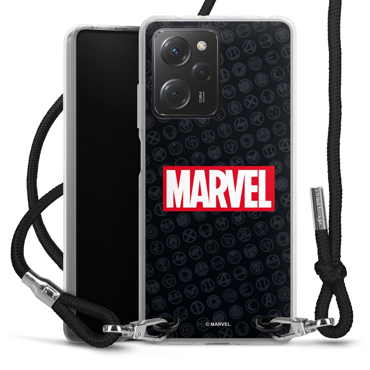 Marvel Logo Black Red 