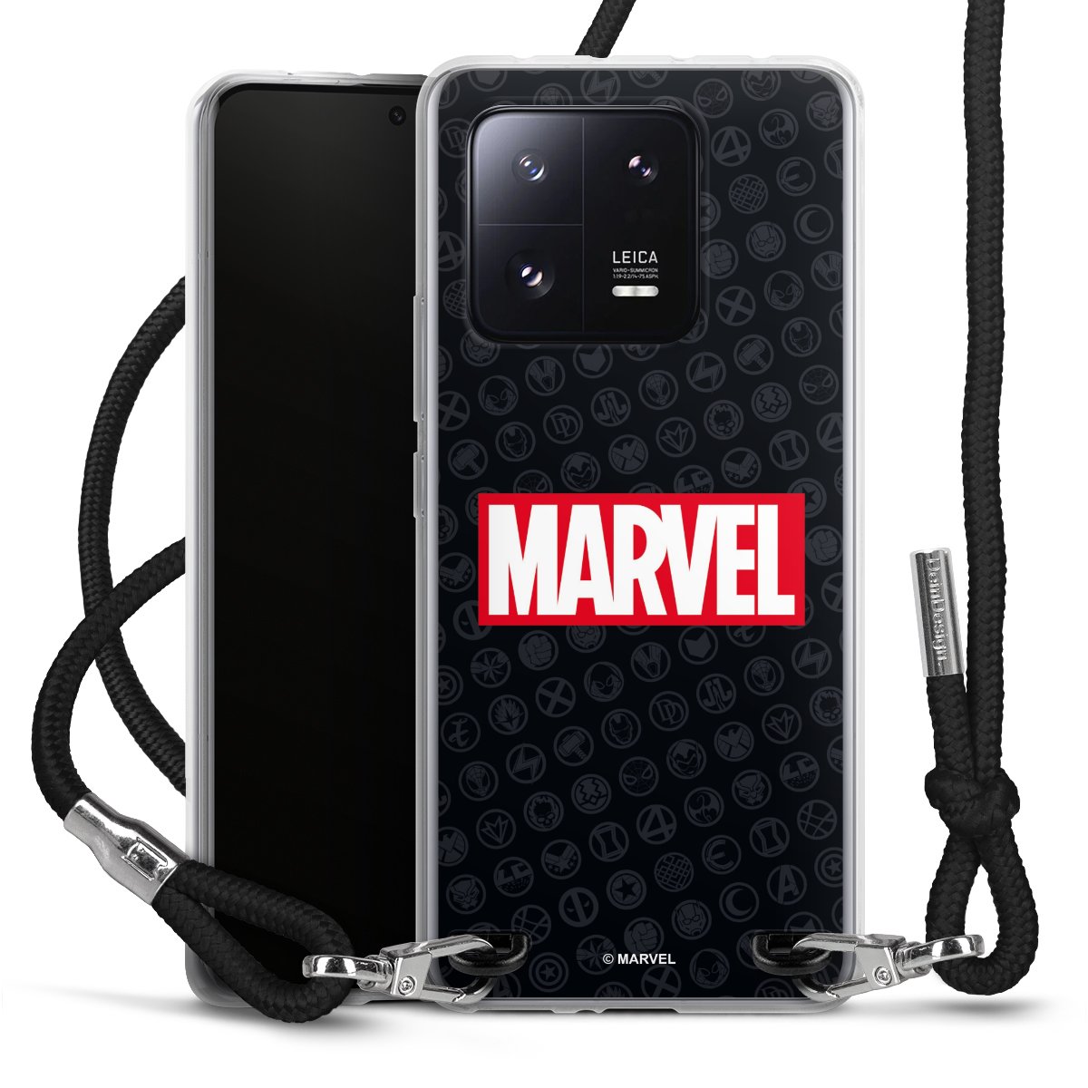 Marvel Logo Black Red 