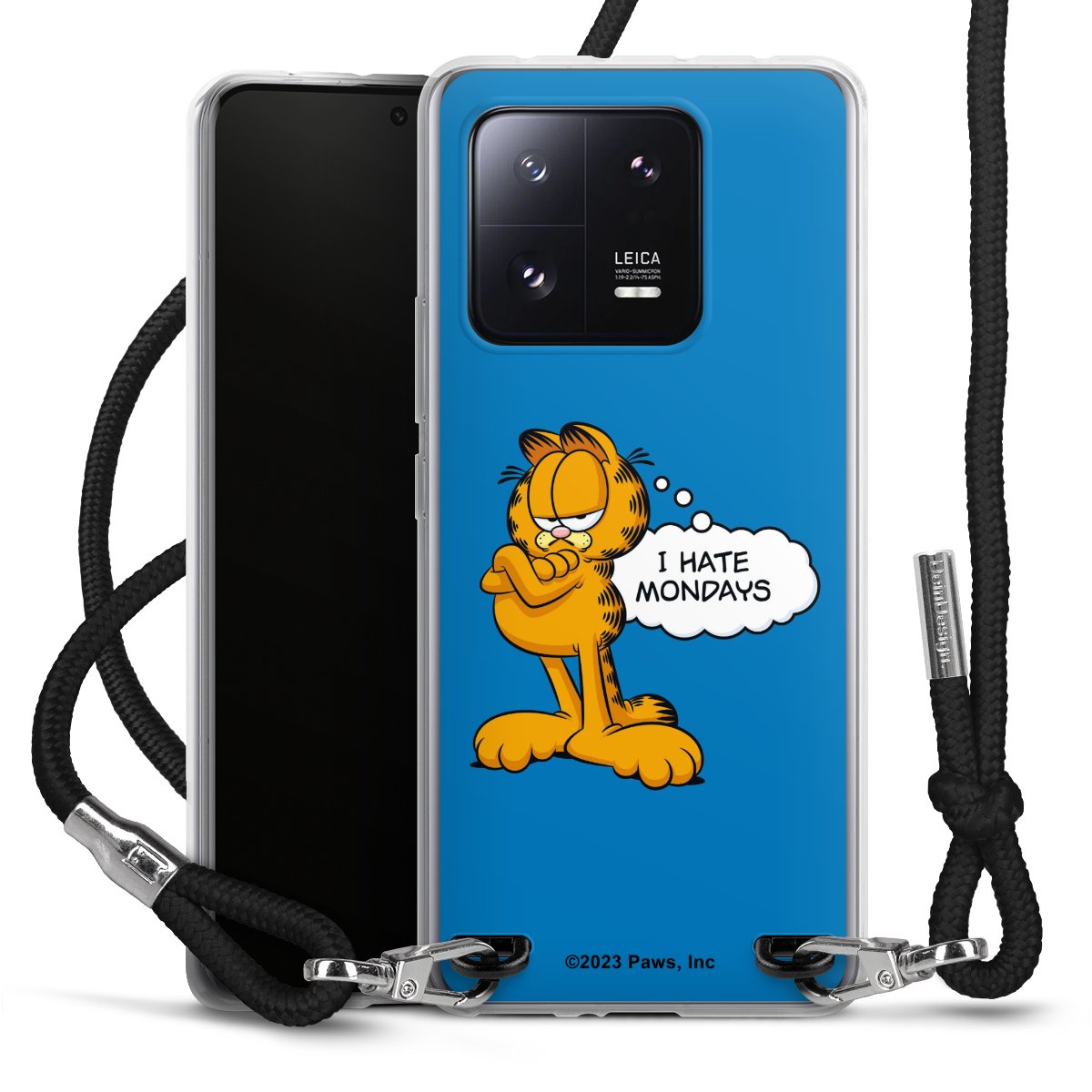 Garfield Ik haat maandagen blauw