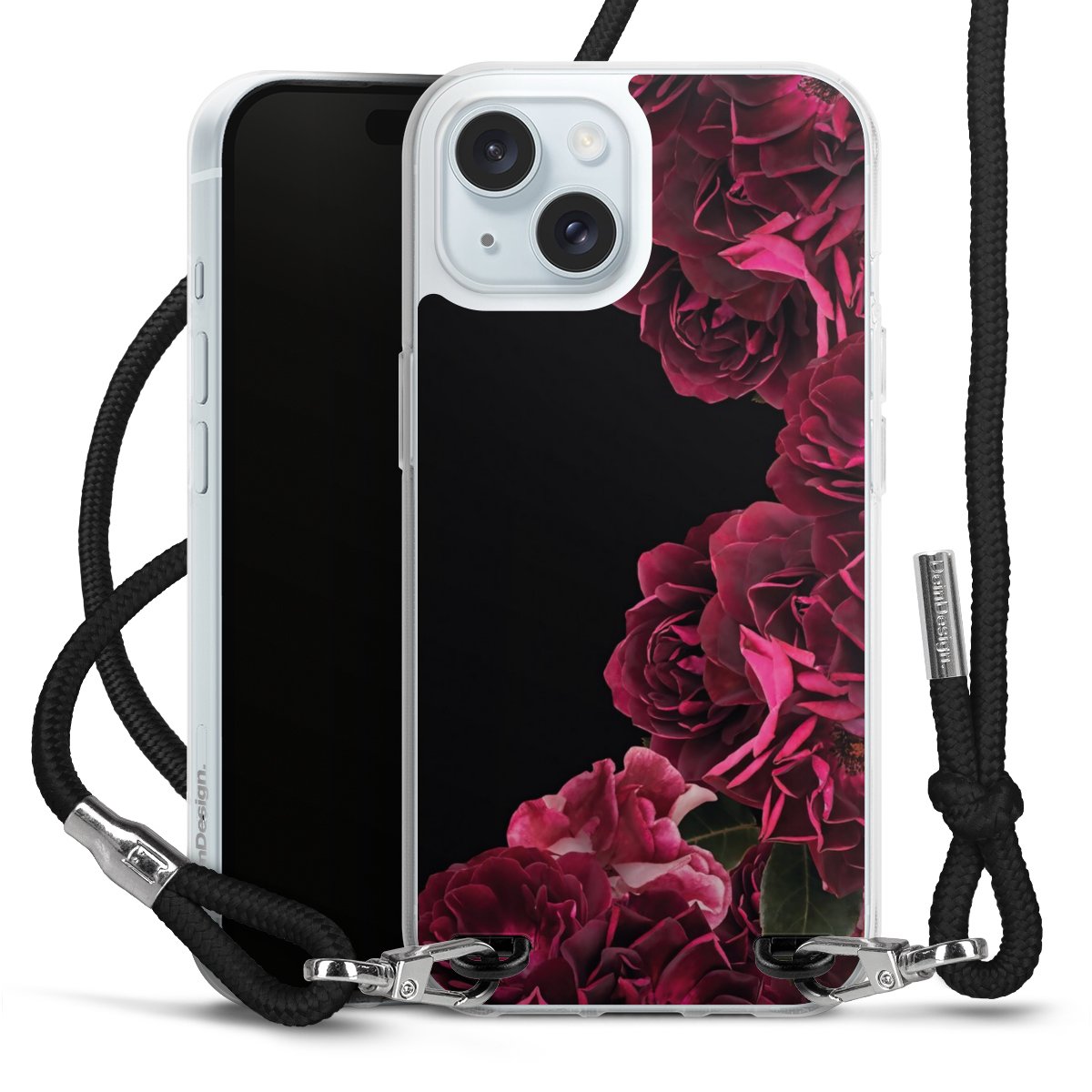 Rose vintage su nero