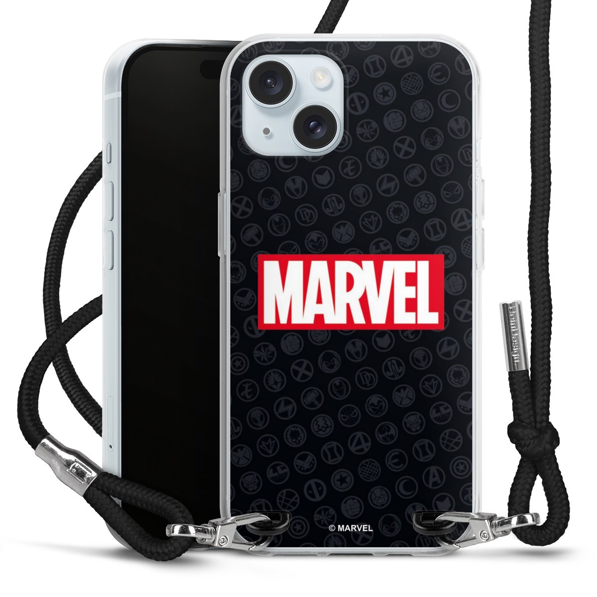 Marvel Logo Black Red 