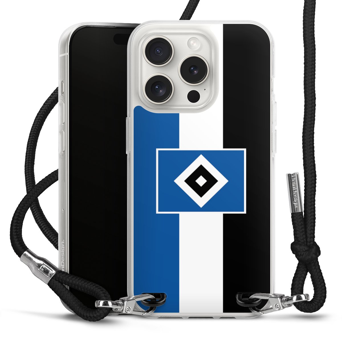 HSV Streifen - Blau-Weiß-Schwarz