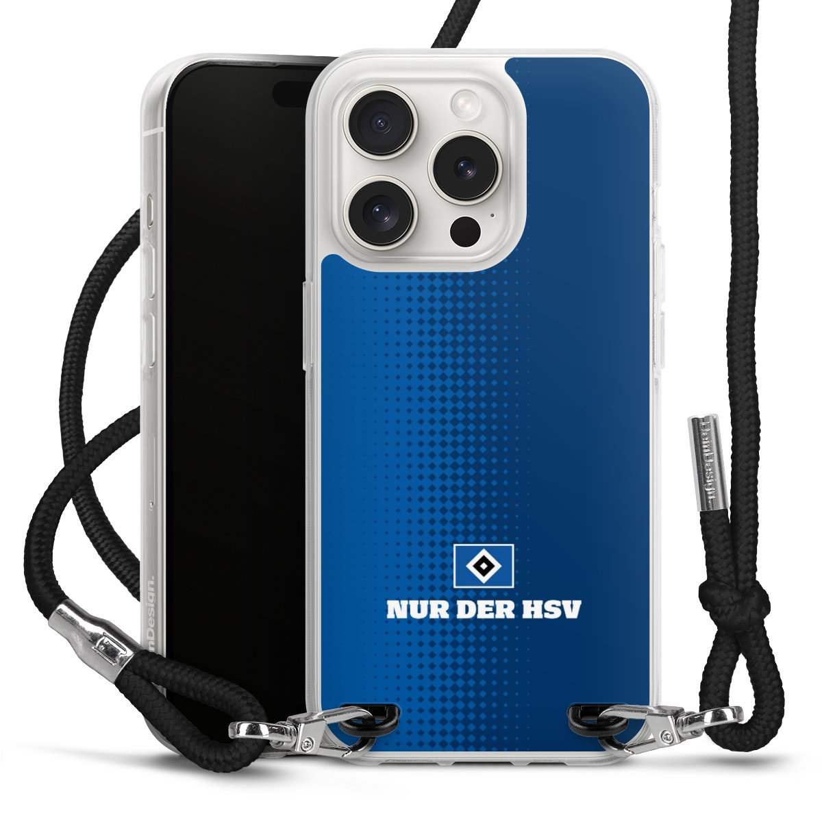 Nur der HSV - Rautenraster Blau