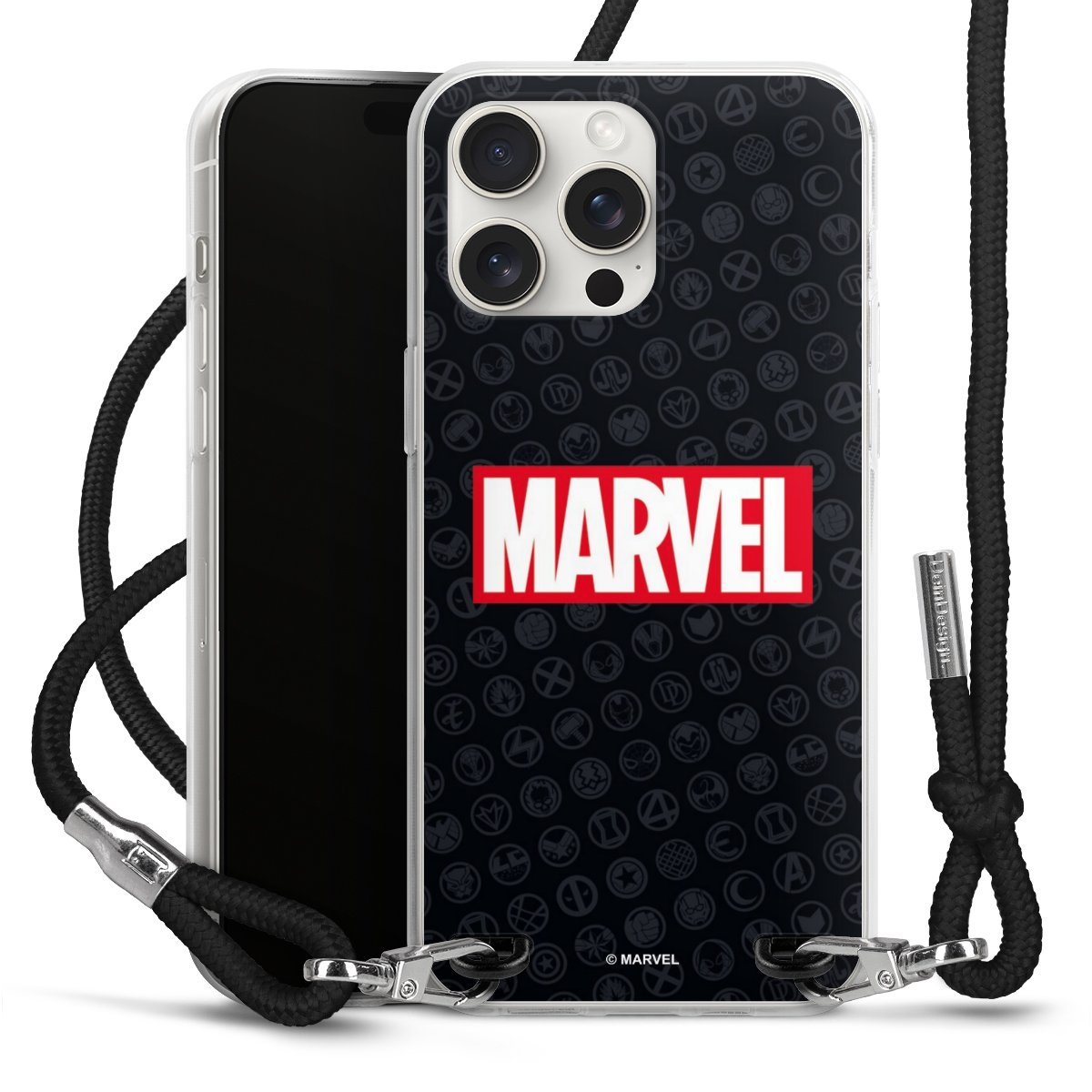 Marvel Logo Black Red 