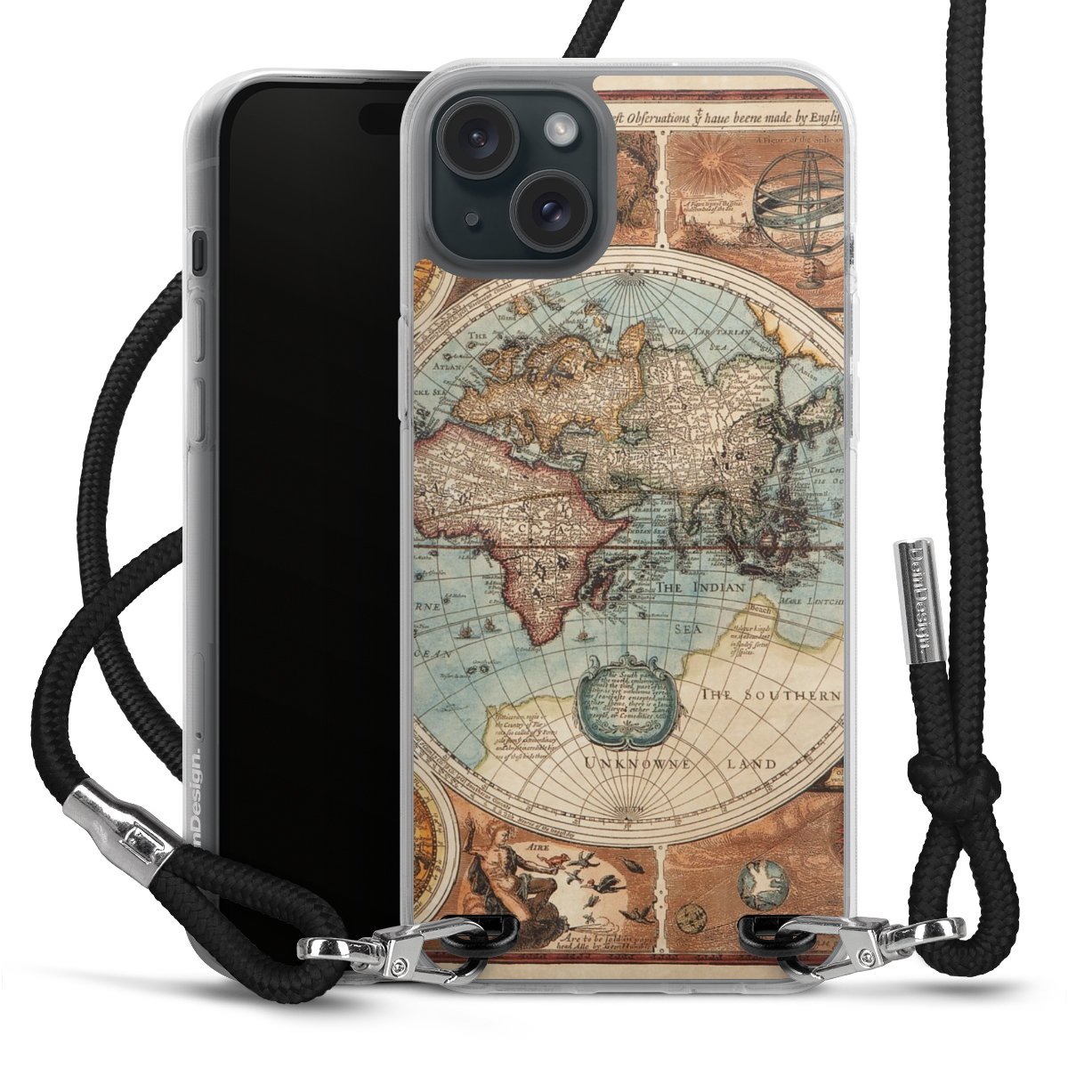 Mappa del mondo vintage