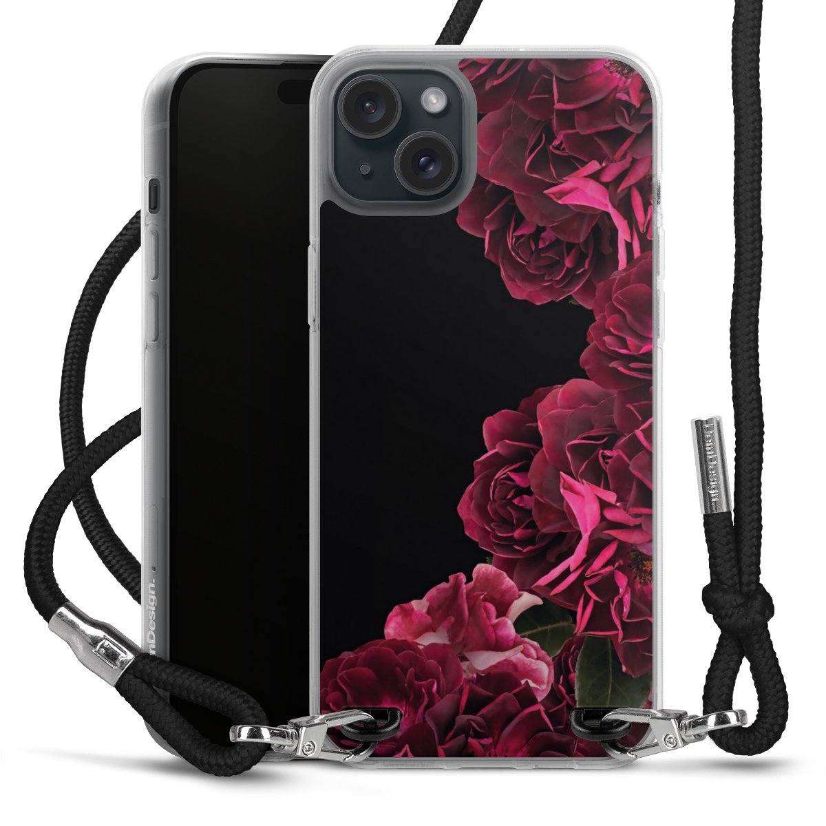 Rose vintage su nero