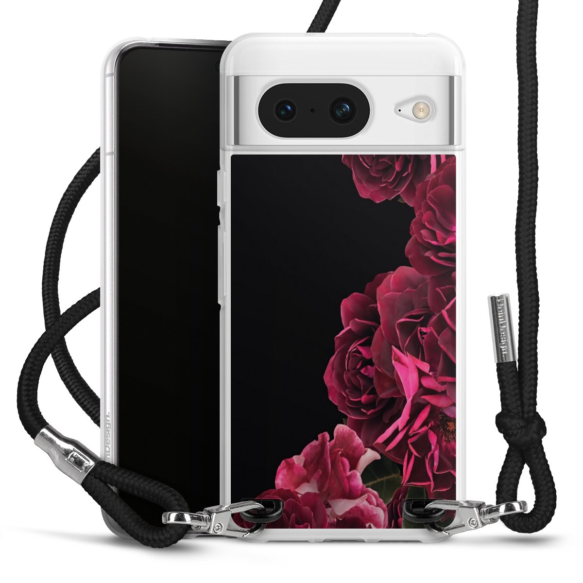 Rose vintage su nero