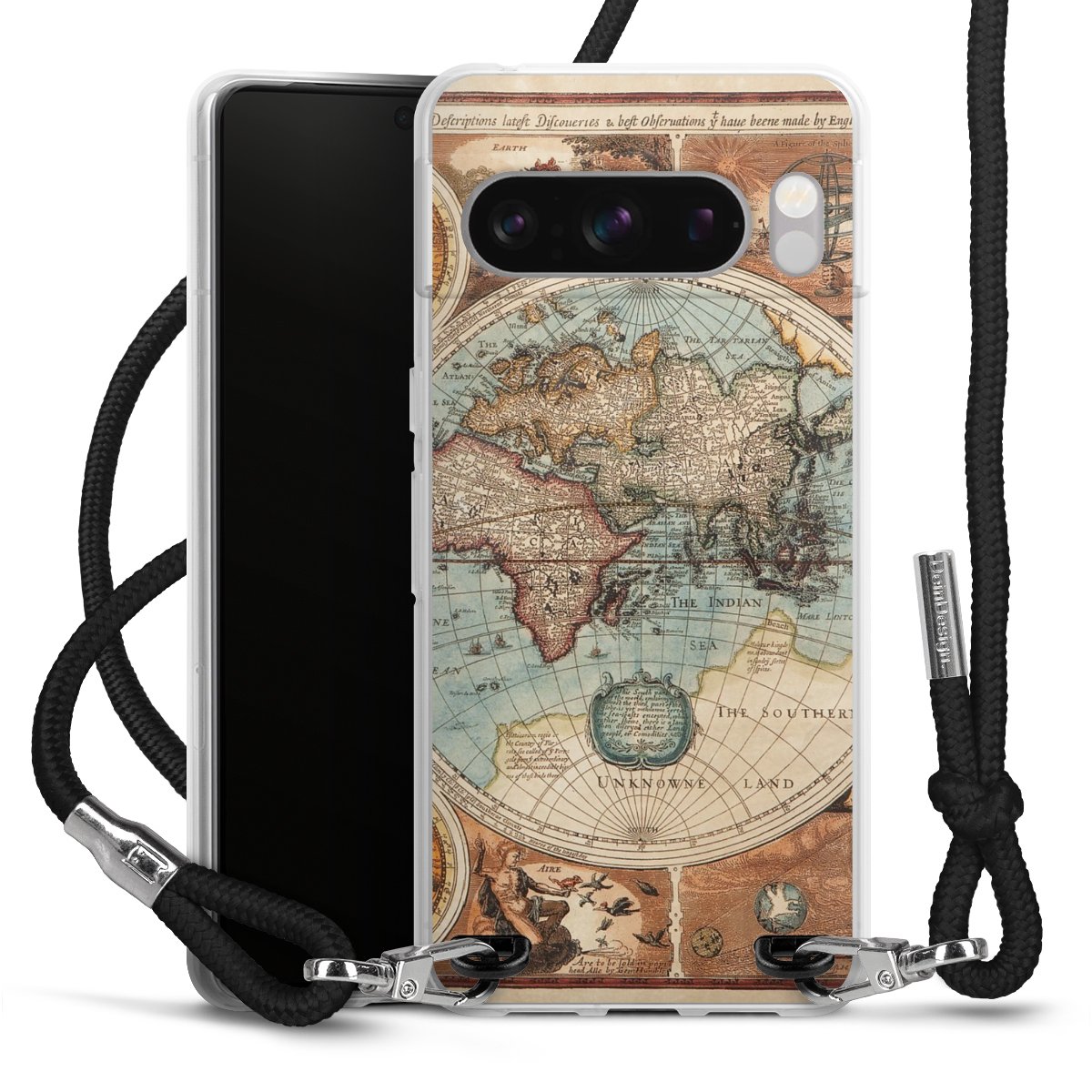 Mappa del mondo vintage