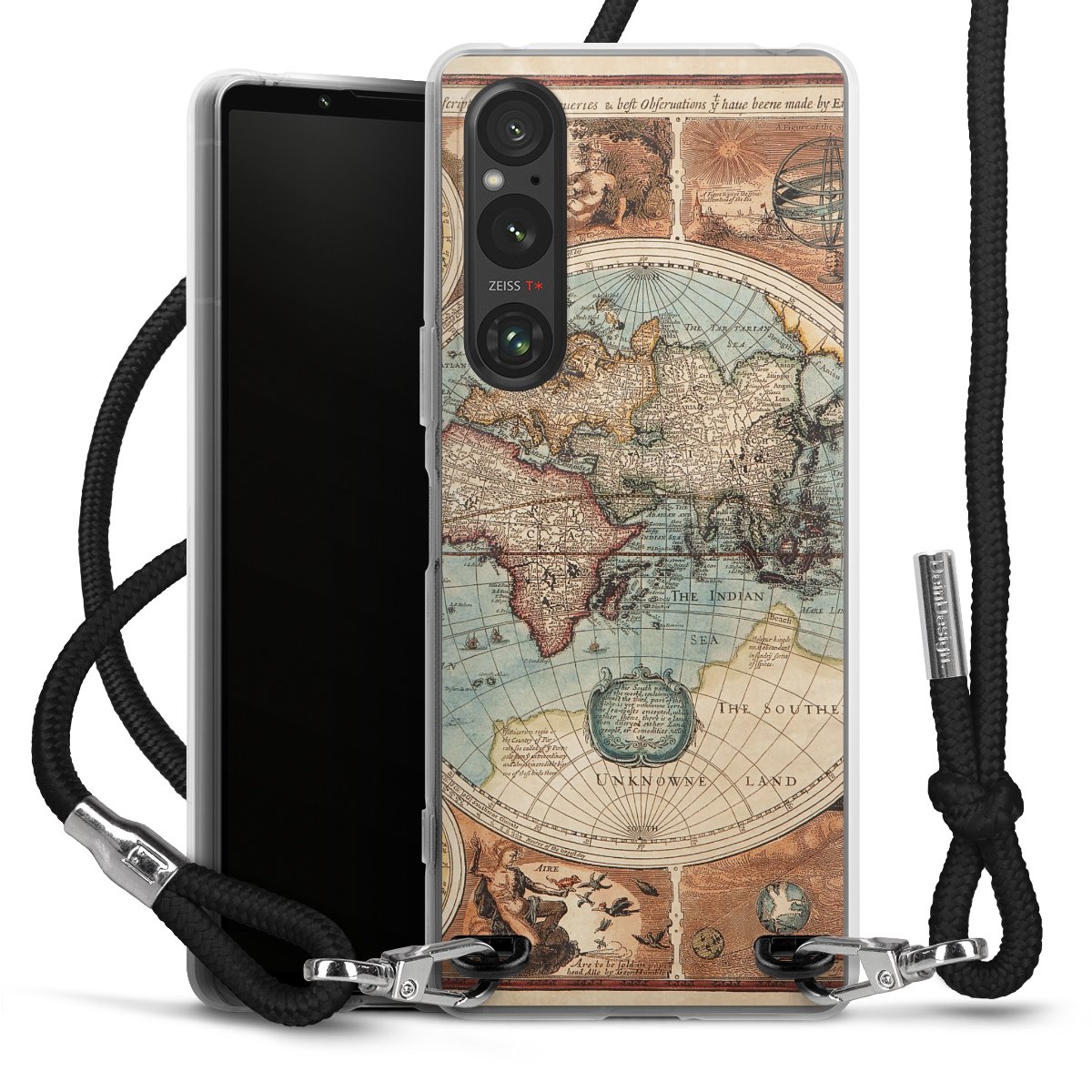 Mappa del mondo vintage