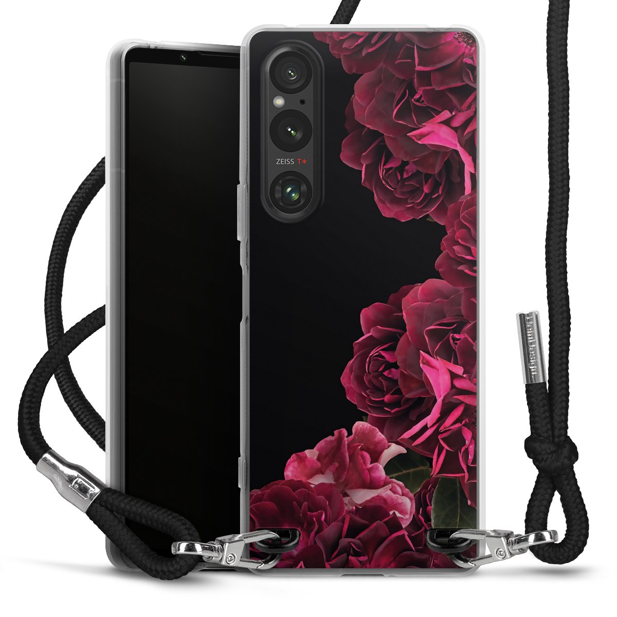Rose vintage su nero