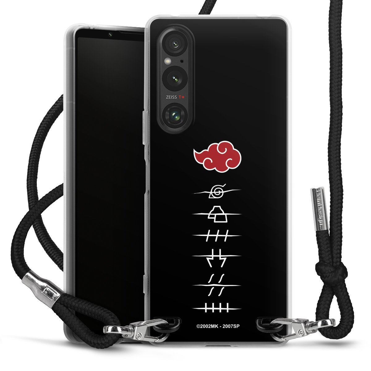 Symboles des membres de l'Akatsuki noirs