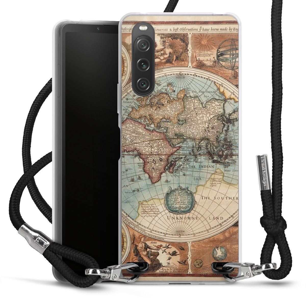Mappa del mondo vintage