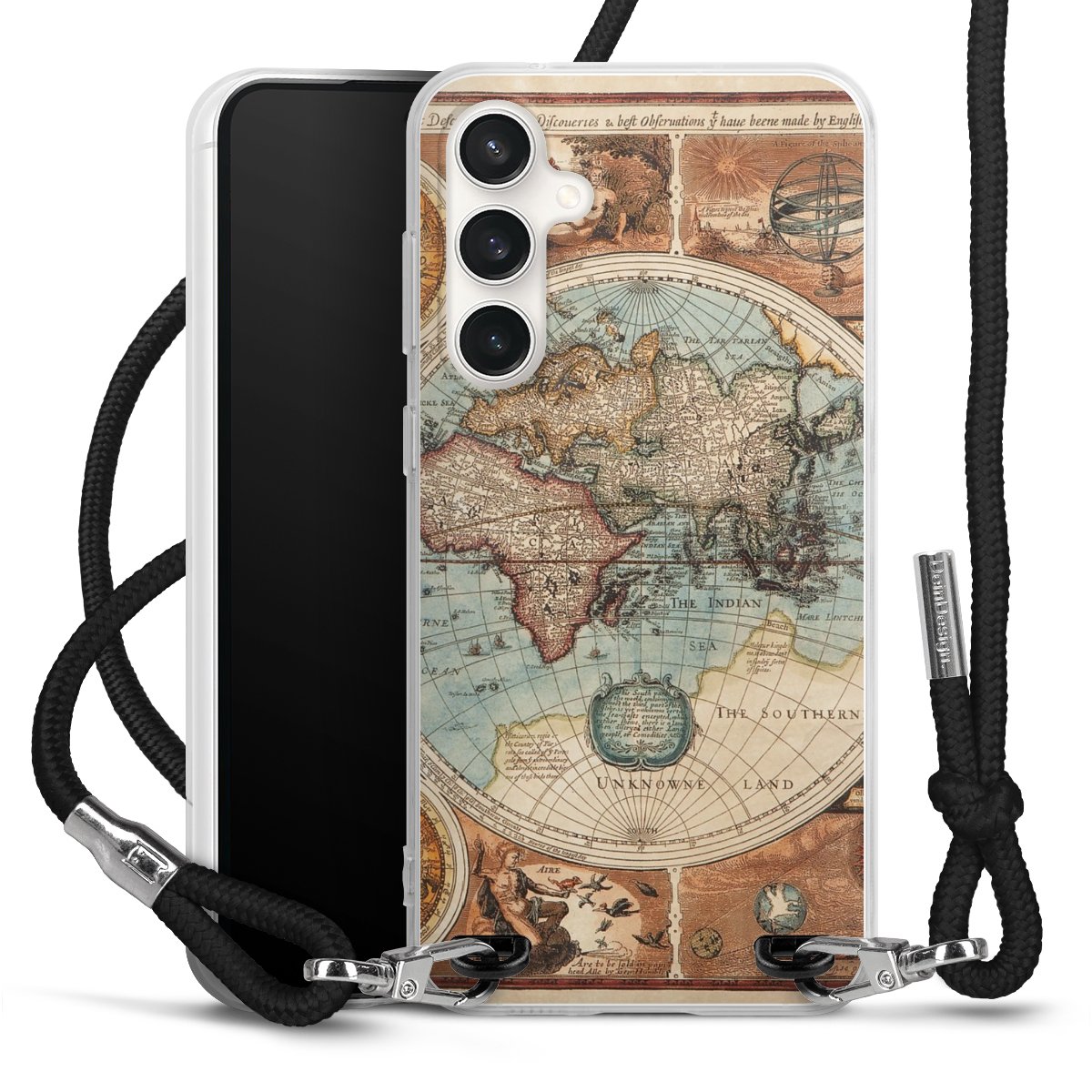Mappa del mondo vintage