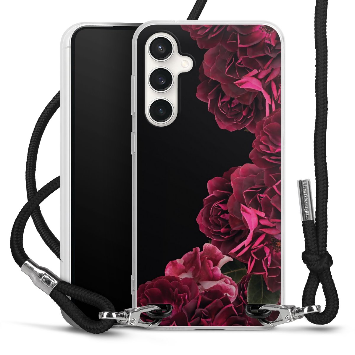 Rose vintage su nero