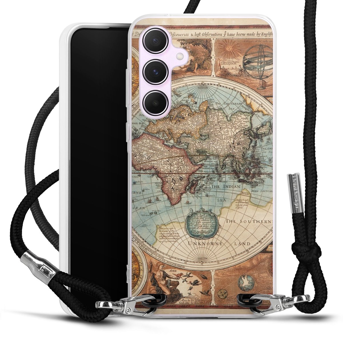 Mappa del mondo vintage