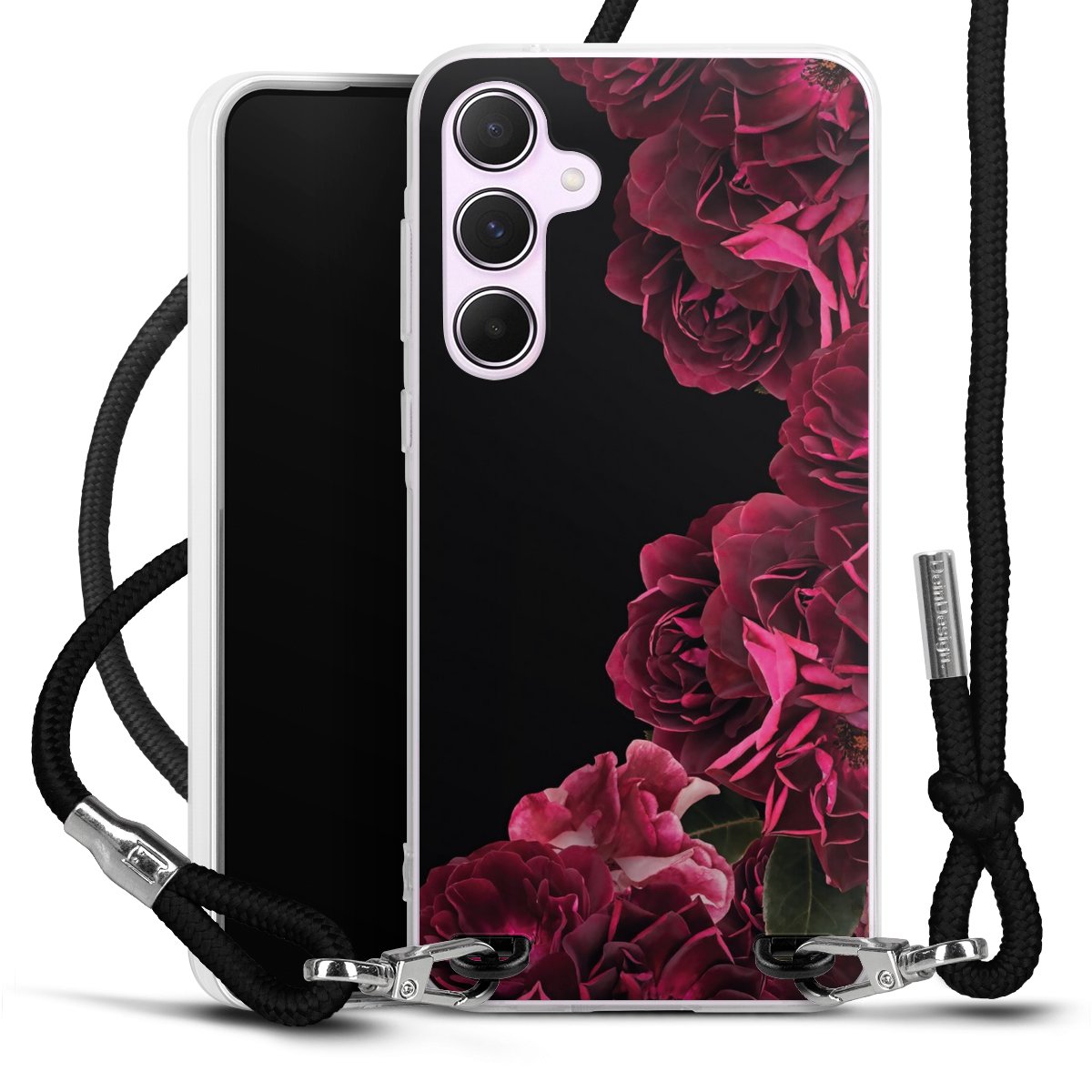 Rose vintage su nero