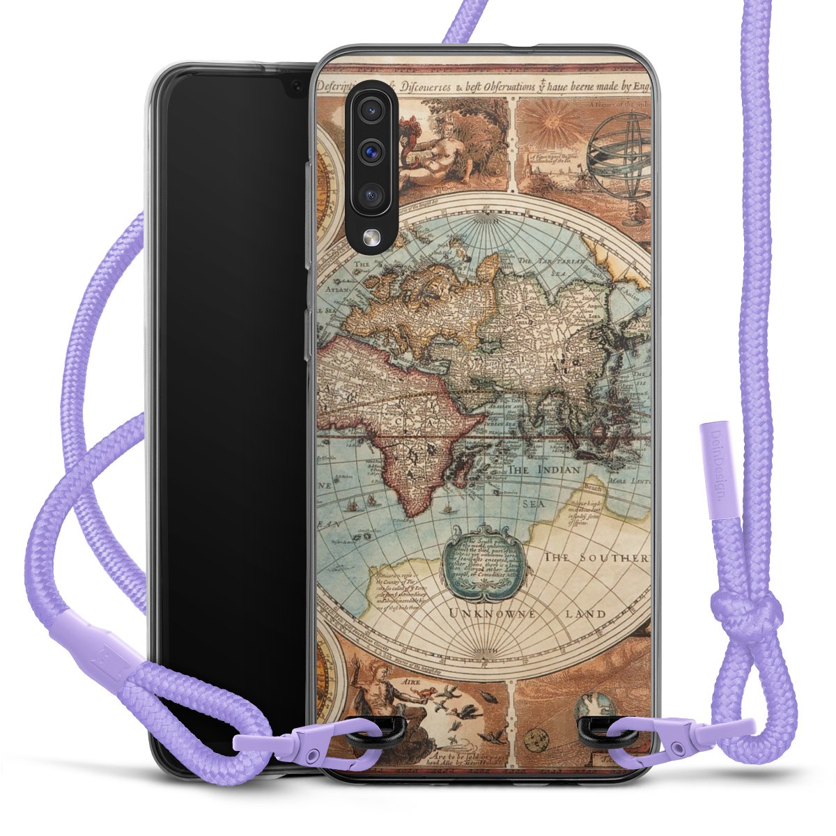 Mappa del mondo vintage