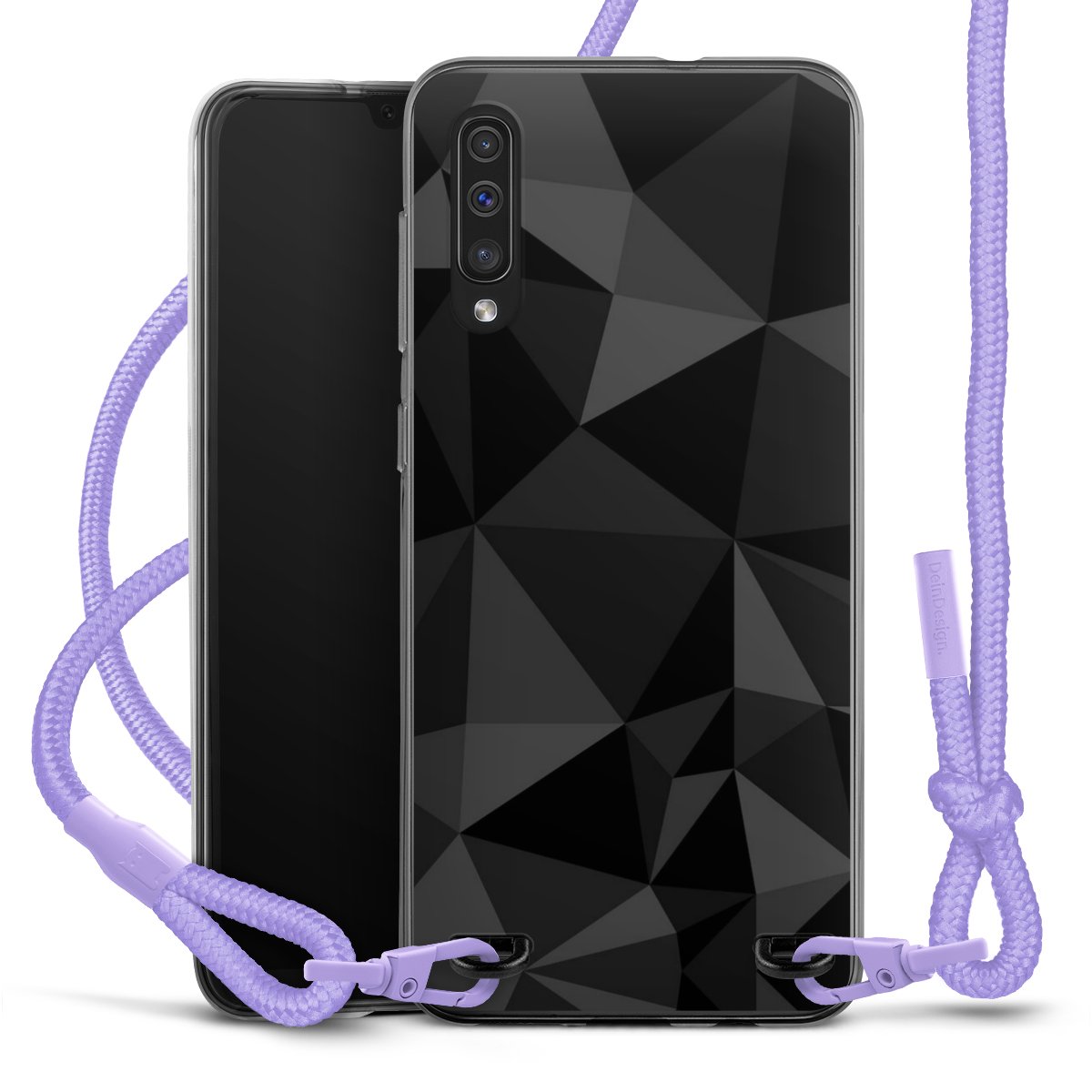Motif Polygone Noir