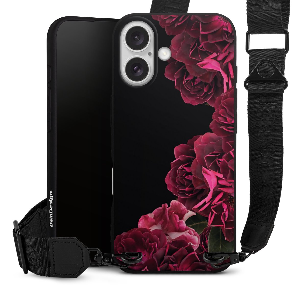 Rose vintage su nero