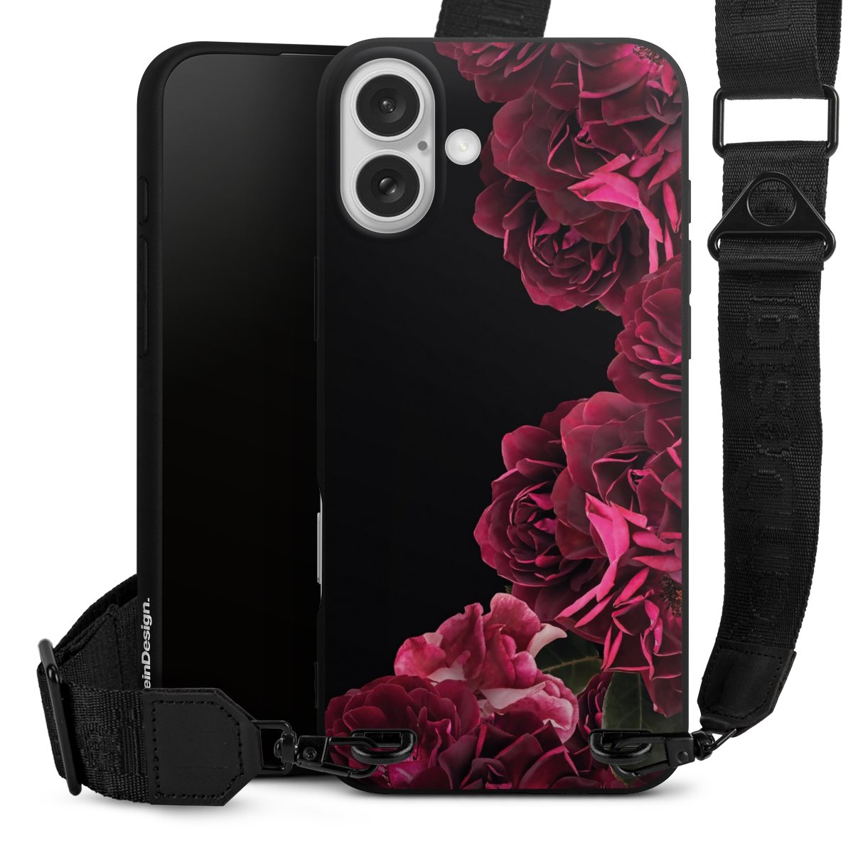 Rose vintage su nero