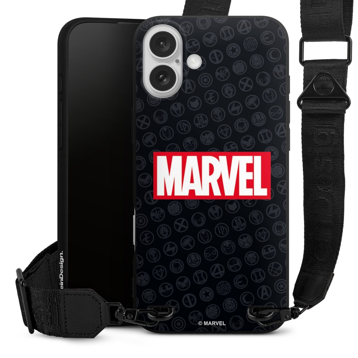 Marvel Logo Zwart Rood