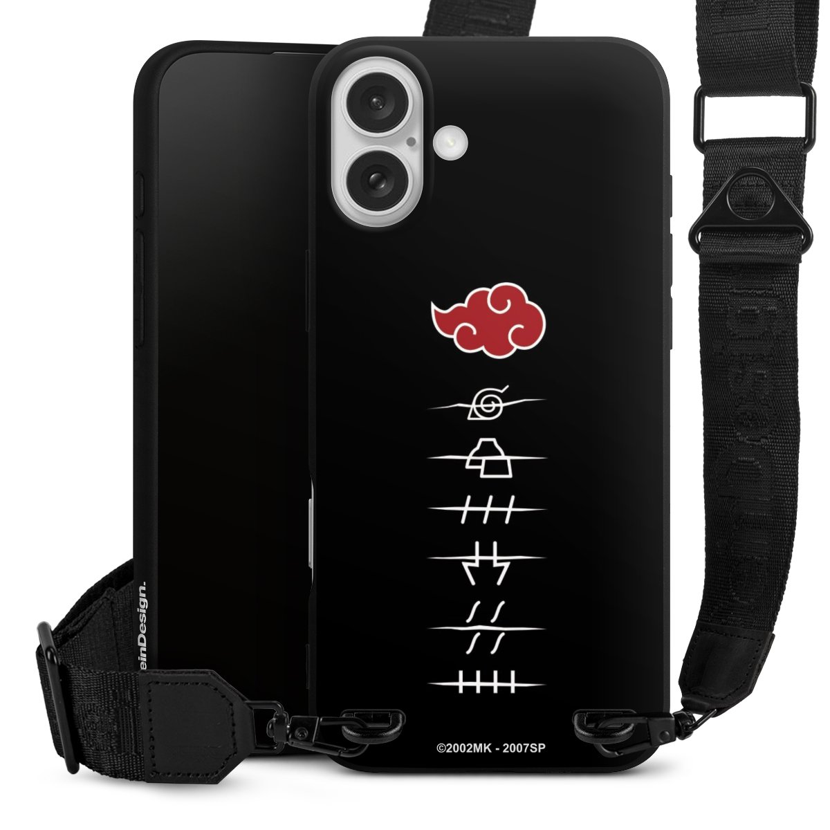 Symboles des membres de l'Akatsuki noirs