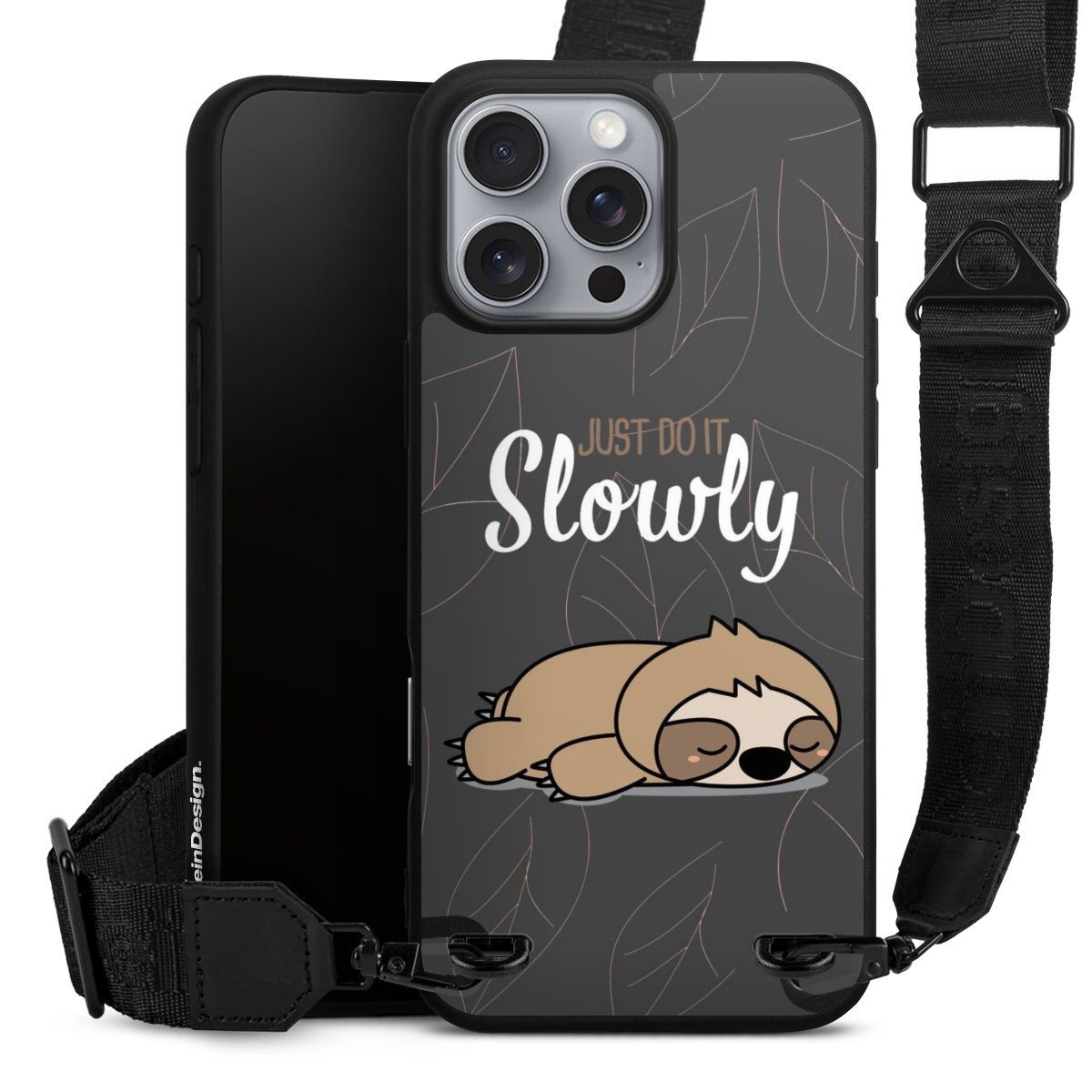 Just Do It Slowly Sloth Grey