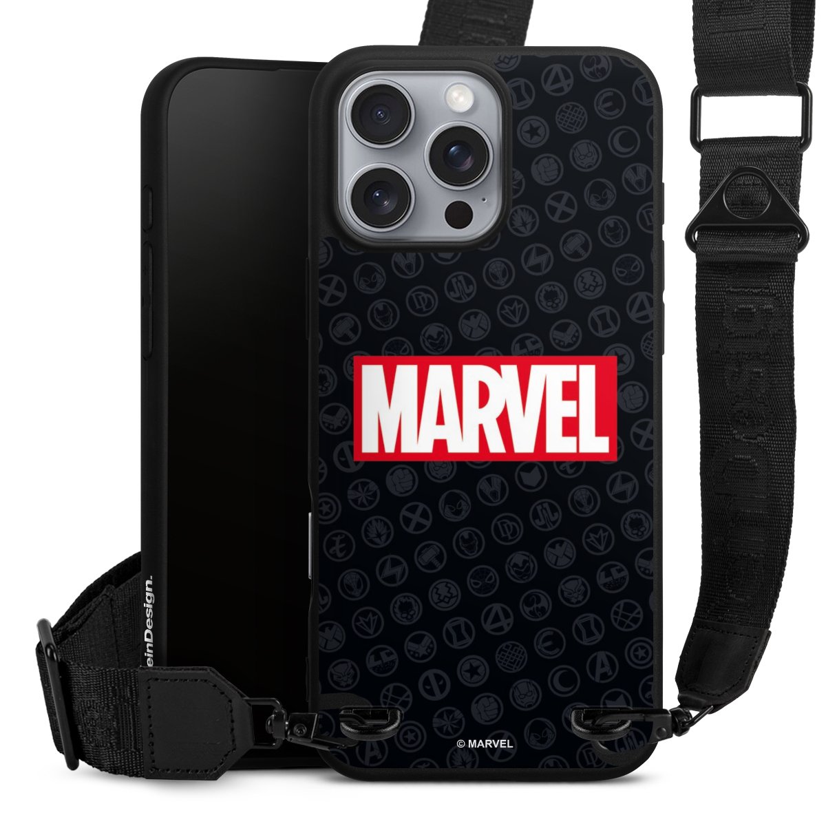 Marvel Logo Zwart Rood