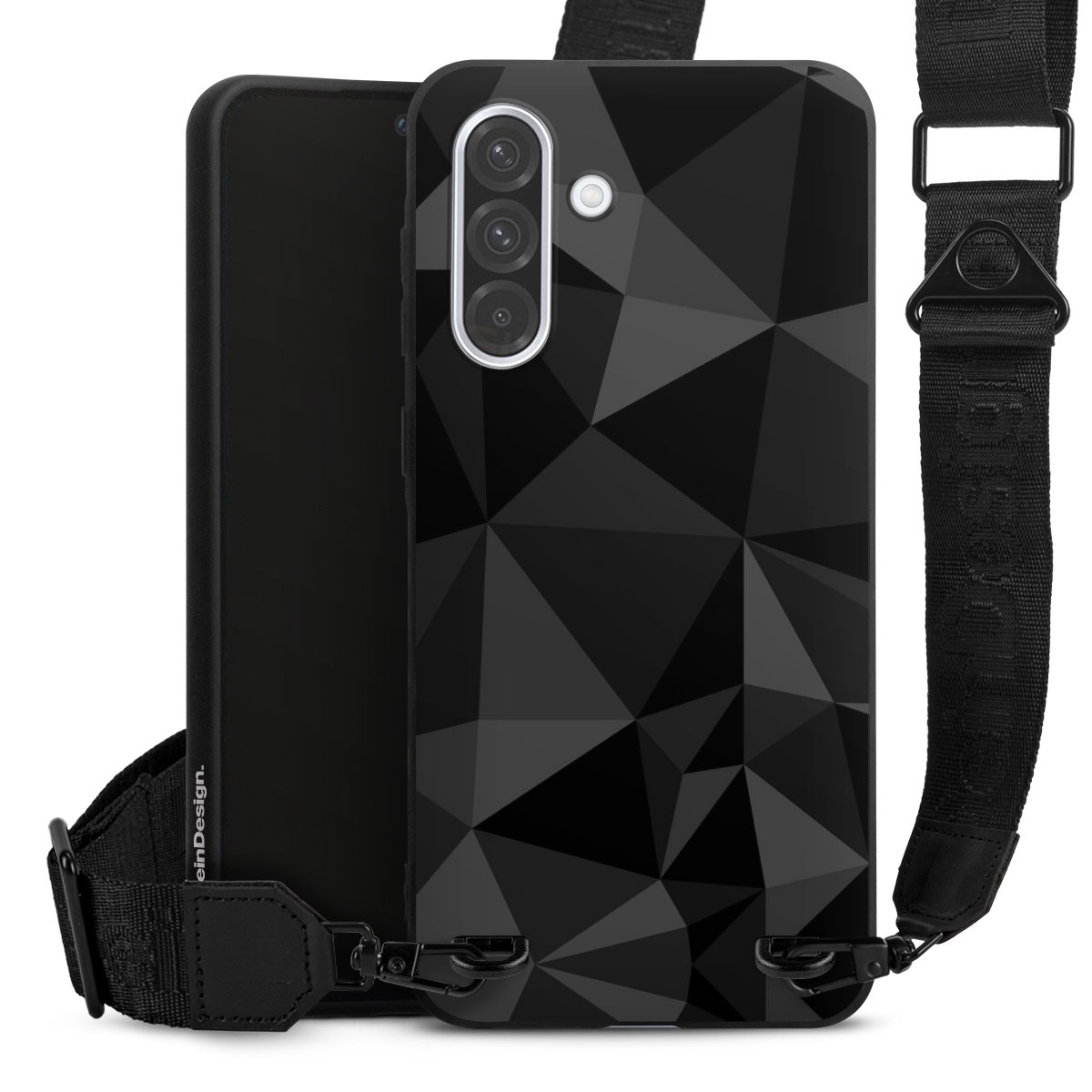 Motif Polygone Noir