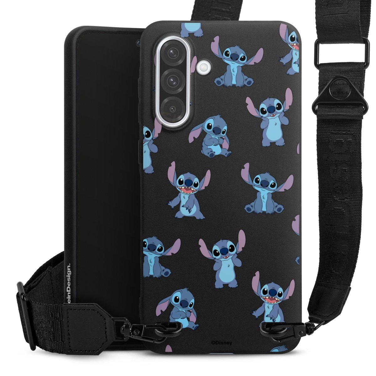 Stitch Faces Pattern Transparent