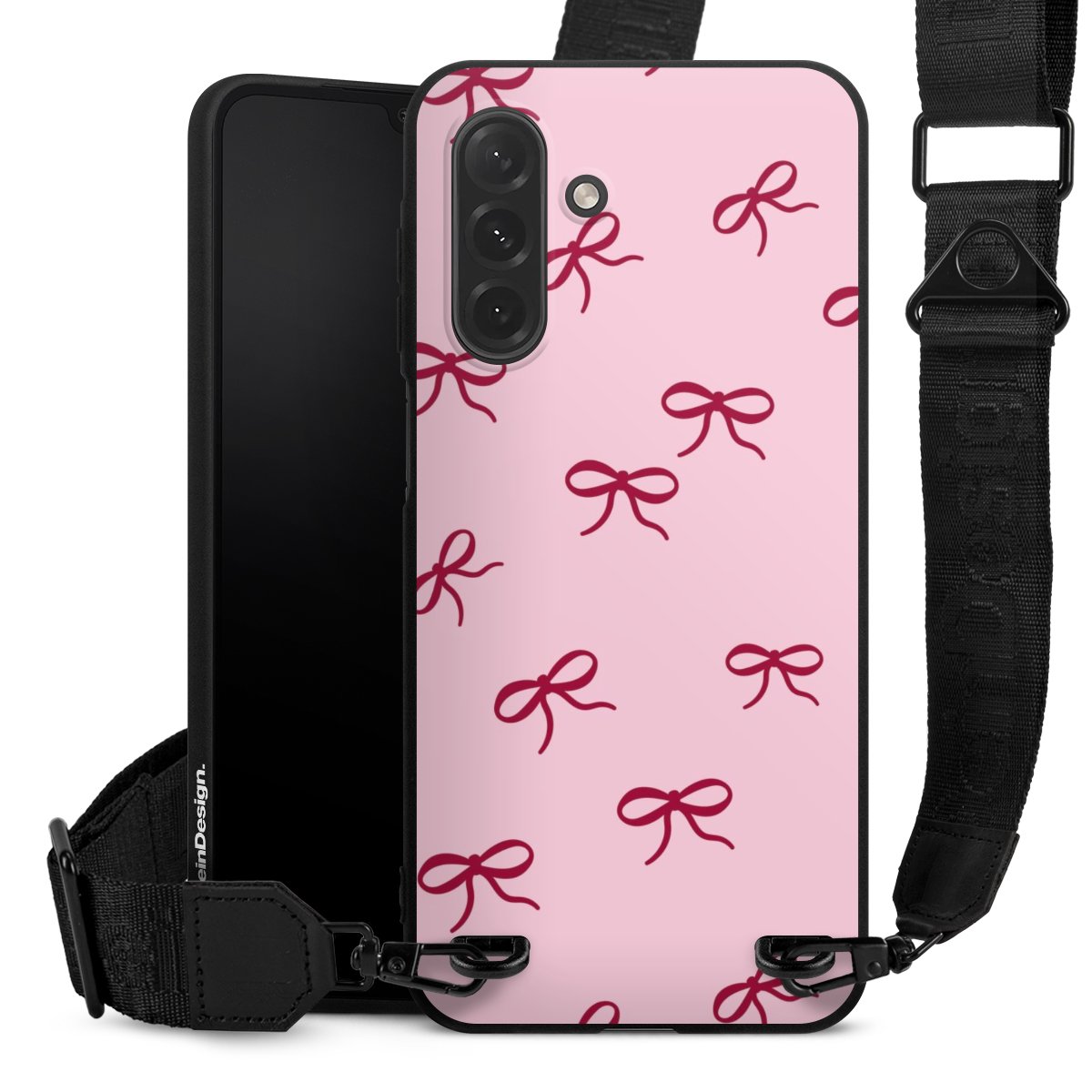 Bows Red Pink Pattern