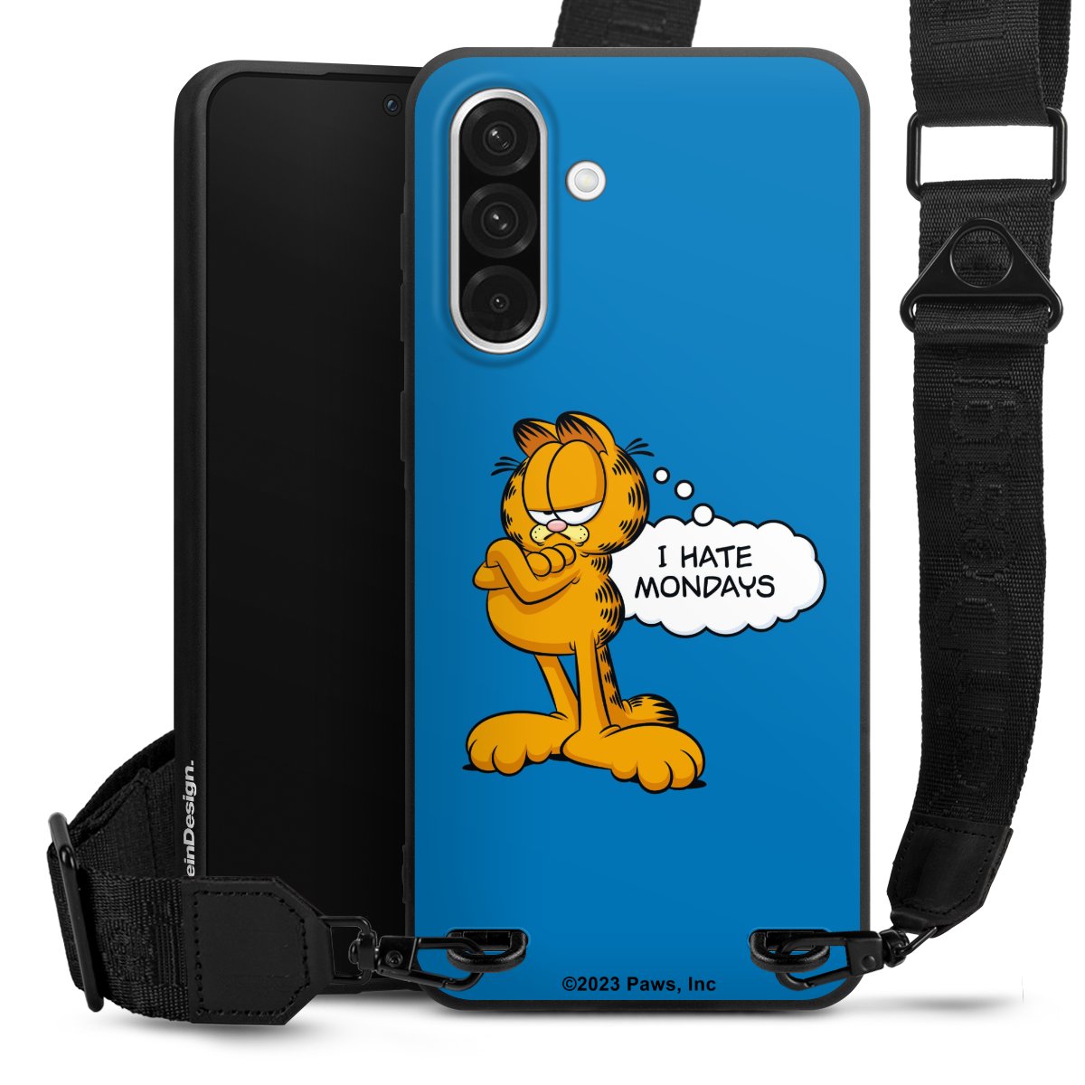 Garfield Ik haat maandagen blauw